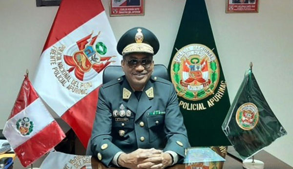 Nuevo general en el frente policial Apurímac.